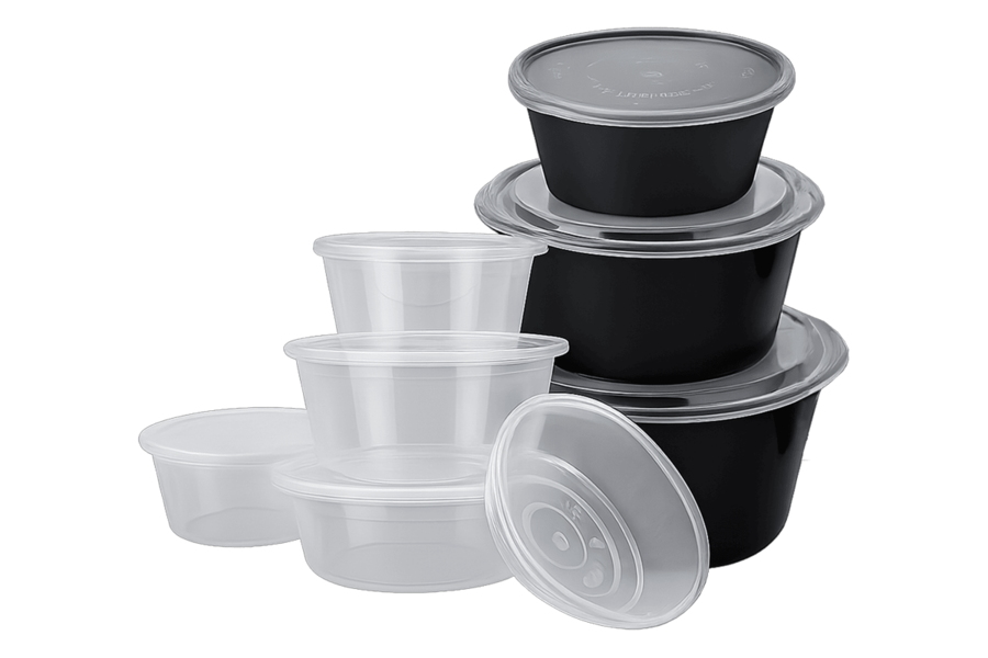 หมวดหมู่ กล่องอาหารพลาสติกแบบกลม