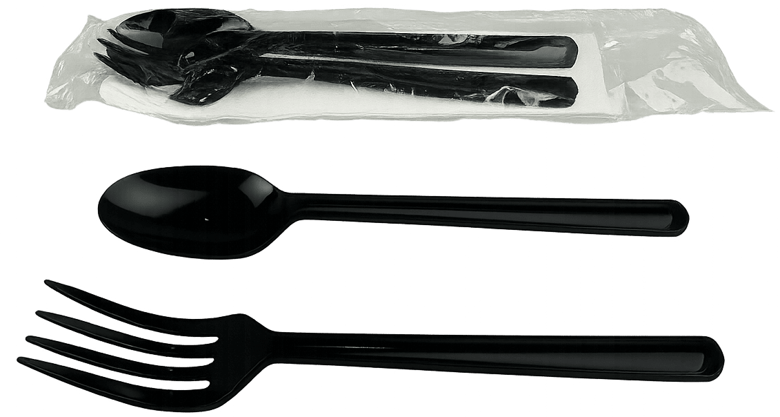 ชุดช้อนส้อมพลาสติก