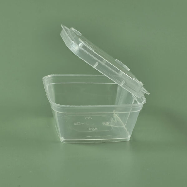 ถ้วยน้ำจิ้มฝาติดทรงเหลี่ยม 2oz. ถ้วยน้ำจิ้มพลาสติก (ลังละ 1,000ใบ) - Image 3