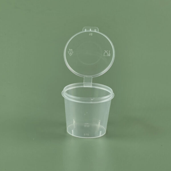 ถ้วยน้ำจิ้มฝาติด 1oz. ถ้วยน้ำจิ้มพลาสติก (ลังละ 2,000ใบ) - Image 4