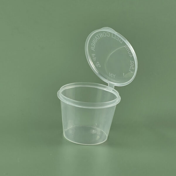 ถ้วยน้ำจิ้มฝาติด 1oz. ถ้วยน้ำจิ้มพลาสติก (ลังละ 2,000ใบ) - Image 3