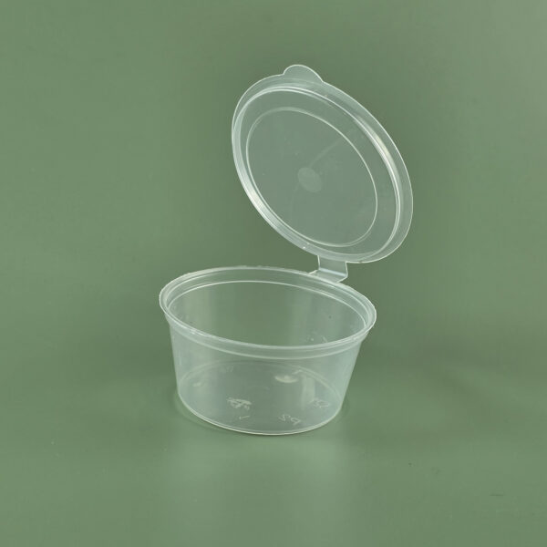 ถ้วยน้ำจิ้มฝาติด 2oz. ถ้วยน้ำจิ้มพลาสติก (ลังละ 1,000ใบ) - Image 3