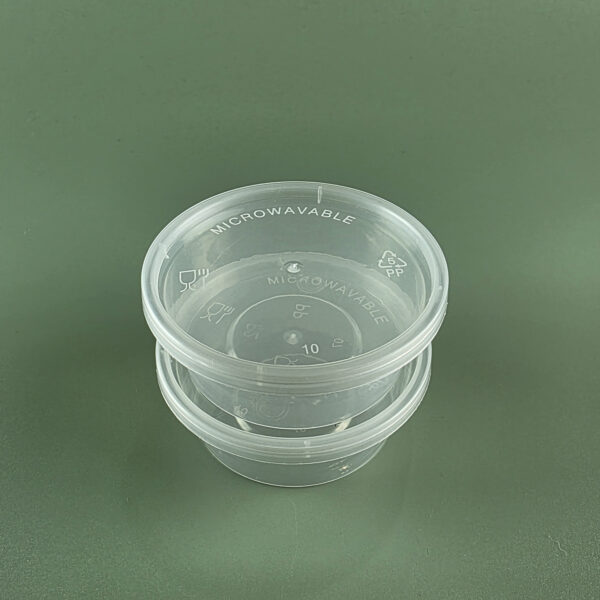 ถ้วยน้ำจิ้มฝาแยก 2oz. ถ้วยน้ำจิ้มพลาสติก (ลังละ 1,000ใบ) - Image 5