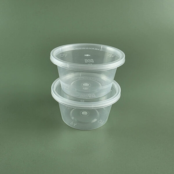 ถ้วยน้ำจิ้มฝาแยก 4oz. ถ้วยน้ำจิ้มพลาสติก (ลังละ 1,000ใบ) - Image 4