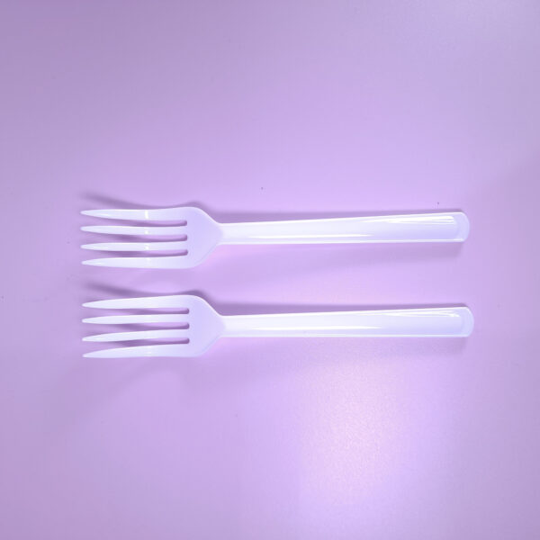 ส้อมพลาสติก สีขาว | สีดำ ลังละ 2,000 ชิ้น - Image 2